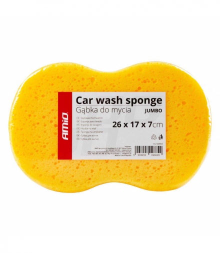 Gąbka do mycia samochodu JUMBO 26 x 17 x 7 cm AMiO 02664