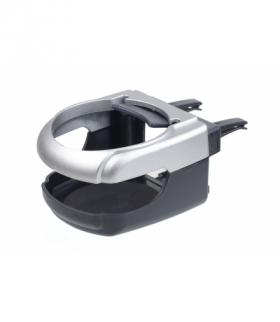 Uchwyt na napoje do samochodu auta srebrny DH-04 AMiO 02494