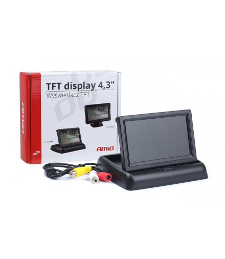 Wyświetlacz składany do kamery cofania TFT02 AMiO 02484