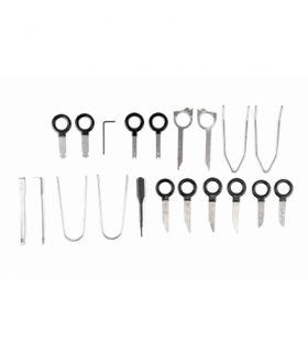 Ściągacze klucze do radia z stali ocynkowanej 20 szt. AMiO 02515