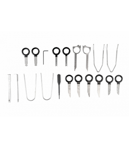 Ściągacze klucze do radia z stali ocynkowanej 20 szt. AMiO 02515