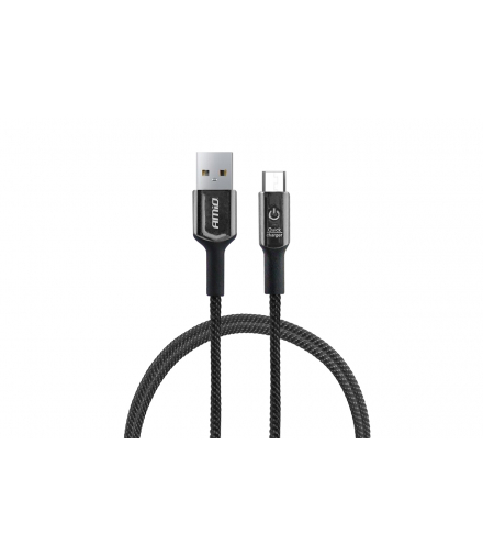 Kabel USB microUSB z diodą LED 1 m UC-11 AMiO 02526