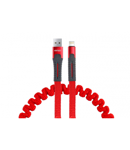 Kabel USB iphone Lightning sprężynujący 1.2 m UC-13 AMiO 02530