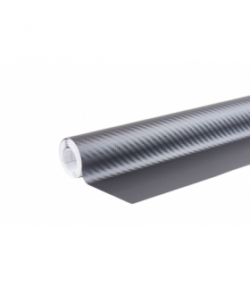 Folia karbonowa carbon 3D grafitowa 30cm x 150cm AMiO 02599