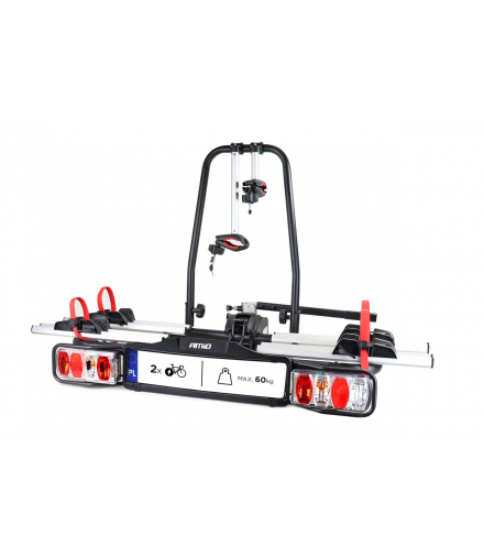 Bagażnik rowerowy samochodowy na hak - E-Bike - 2 rowery TBC-02/2 AMiO 02585