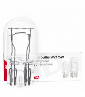 Żarówki halogenowe T20 W21/5W W3x16d 10 szt. AMiO 02552