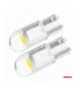 Żarówki LED STANDARD T10 W5W COB HPC 12V Clear white AMiO 02645