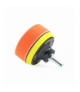 Zestaw gąbek do polerowania gąbki polerskie 9 el.+ dysk 80 mm + adapter M14 AMiO 02647