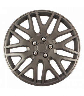 Kołpak samochodowy grafitowy Dakar NC 17" ze śrubami chrom Versaco 11283