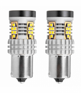 Żarówki LED CANBUS 3020 24SMD 1156 BA15S P21W R10W R5W White 12V 24V AMiO 02797