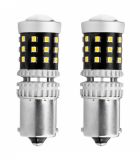 Żarówki LED CANBUS 2016 39SMD 1156 BA15S P21W R10W R5W White 12V 24V AMiO 02799
