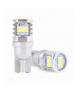 Żarówki LED CANBUS 3030 6SMD T10 W5W W10W White 12V 24V AMiO 02801