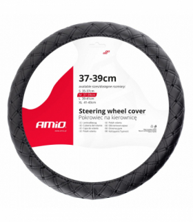 Pokrowiec nakładka na kierownicę samochodową M 37-39cm SWC-41-M AMiO 02814