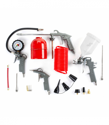 Zestaw akcesoriów pneumatycznych 18 el. PT-07 AMiO 02625