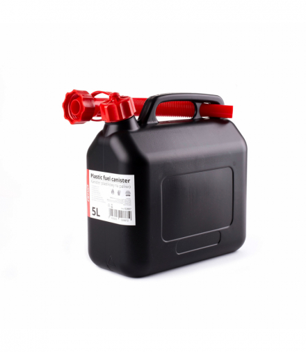 Kanister plastikowy, czarny 5L AMiO-02887 AMiO 02887