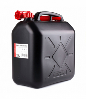 Kanister plastikowy, czarny 20L AMiO 02889