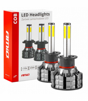 Żarówki samochodowe LED seria COB H1 6500K AMiO 02842