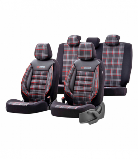 Komplet pokrowców na fotele samochodowe OTOM GTI SPORT 801 OTOM OT00913