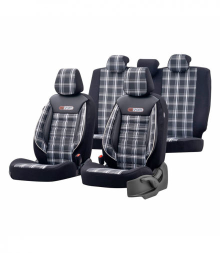 Komplet pokrowców na fotele samochodowe OTOM GTI SPORT 807 OTOM OT00925