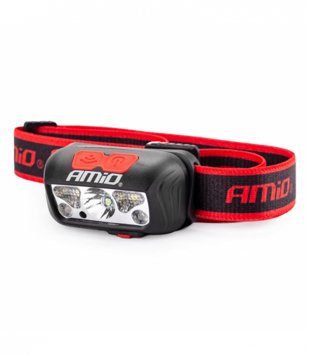 Latarka czołowa LED lampa warsztatowa LH03 AMiO 02825