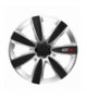 Kołpak samochodowy carbon czarno srebrny GTX 14" cali Versaco 10416