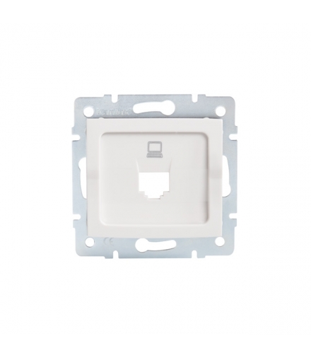 LOGI 02-1399-002 biały Adapter gniazdo komputerowe pojedyncze, (RJ45 Jack), bez gniazda Kanlux 25926