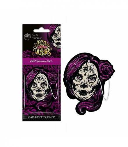 Odświeżacz powietrza AROMA CAR MUERTOS Violet Girl Spicy Delight Aroma Car A10378