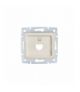 LOGI 02-1399-003 kremowy Adapter gniazdo komputerowe pojedyncze, (RJ45 Jack), bez gniazda Kanlux 25927