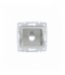 LOGI 02-1399-043 srebrny Adapter gniazdo komputerowe pojedyncze, (RJ45 Jack), bez gniazda Kanlux 25928