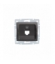 LOGI 02-1399-041 grafit Adapter gniazdo komputerowe pojedyncze, (RJ45 Jack), bez gniazda Kanlux 25929