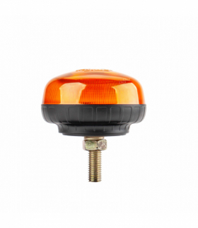 Lampa ostrzegawcza błyskowa mini kogut 18 LED śruba R65 R10 12V 24V W21sb AMiO 02923