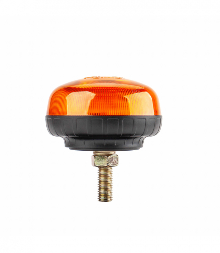 Lampa ostrzegawcza błyskowa mini kogut 18 LED śruba R65 R10 12V 24V W21sb AMiO 02923