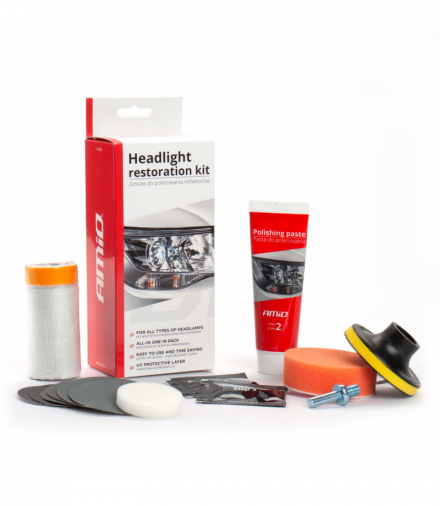 Zestaw do polerowania odnawiania reflektorów AMiO 02892