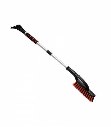 Szczotka zmiotka skrobaczka do szyb śniegu lodu teleskopowa NICE TOUCH NT 87/115 cm Tom-Par T9036