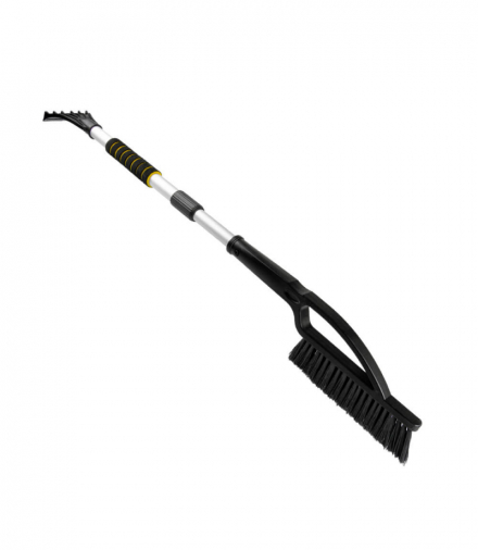 Szczotka zmiotka skrobaczka do szyb śniegu lodu teleskopowa NICE TOUCH SLIM 90/118 cm Tom-Par T9873