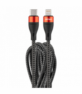 Kabel UC-19 USB-C + Lightning iphone 200 cm FullLINK AMiO 02931