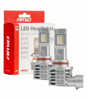 Żarówki samochodowe LED X1 Series AMiO HB4 9006 AMiO 02969