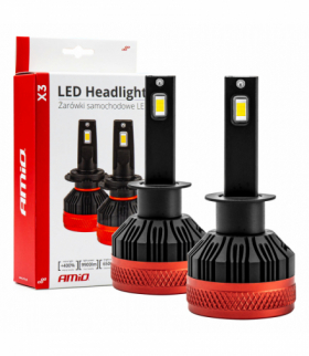 Żarówki samochodowe LED seria X3 H1 6500K Canbus AMiO 02977