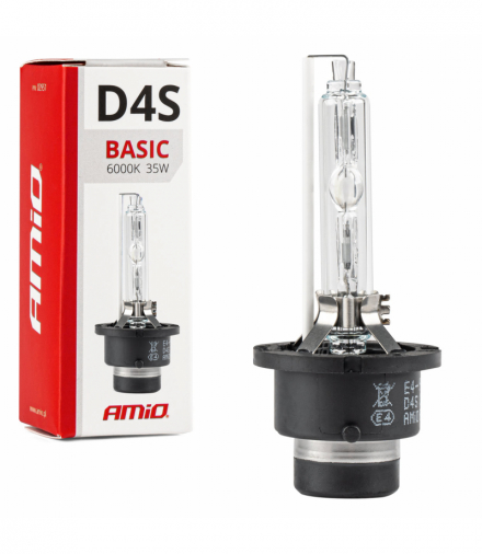Żarówka ksenonowa żarnik xenon D4S 35W 6000K AMiO BASIC AMiO 02951