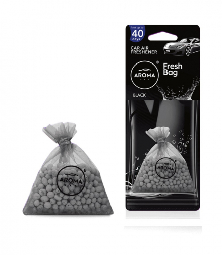 Odświeżacz powietrza AROMA FRESH BAG Black - NEW - ceramic Aroma Car A10076