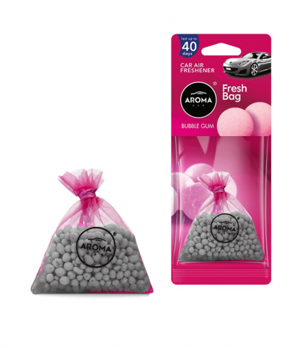 Odświeżacz powietrza AROMA FRESH BAG Bubble Gum - NEW - ceramica Aroma Car A10300