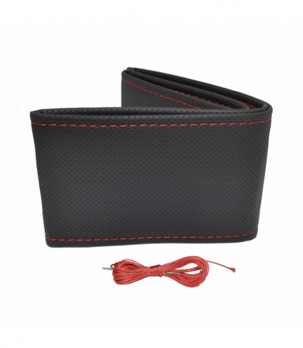 Pokrowiec sznurowany perforowany na kierownicę samochodową M 38-39cm OTOM-OTDK202 OTOM OTDK202