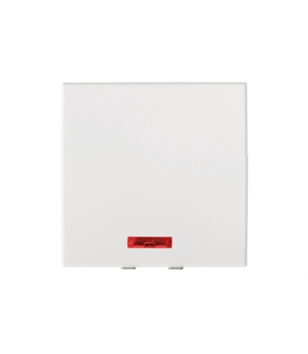 BIURO 04-1115-102 biały Łącznik jednobiegunowy z LED m45 Kanlux 25313