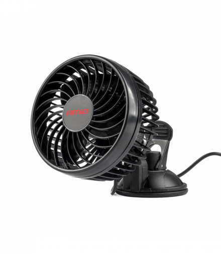 Wiatrak samochodowy wentylator z przyssawką 12V AMiO 03001