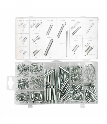 Sprężynki zestaw sprężynek mix 200 szt. AMiO 03140