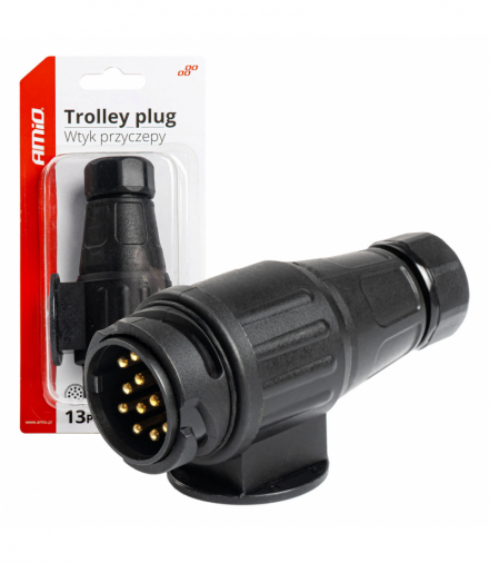Wtyk wtyczka haka przyczepy 13 PIN AMiO 03220