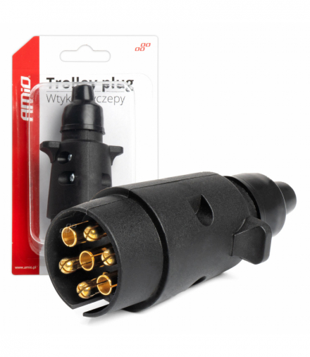 Wtyk wtyczka przyczepy plastikowa 7 PIN AMiO 03215