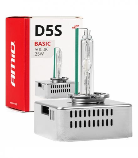 Żarówka żarnik xenon D5S 5000K AMiO 02941