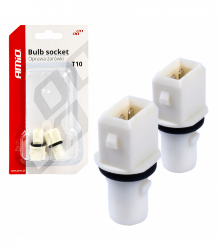 Gniazdo kostka oprawka żarówki T10 W5W W3W W16W AMiO 03047