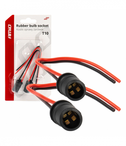 Gniazdo kostka oprawka żarówki W5W W3W T10 AMiO 03048